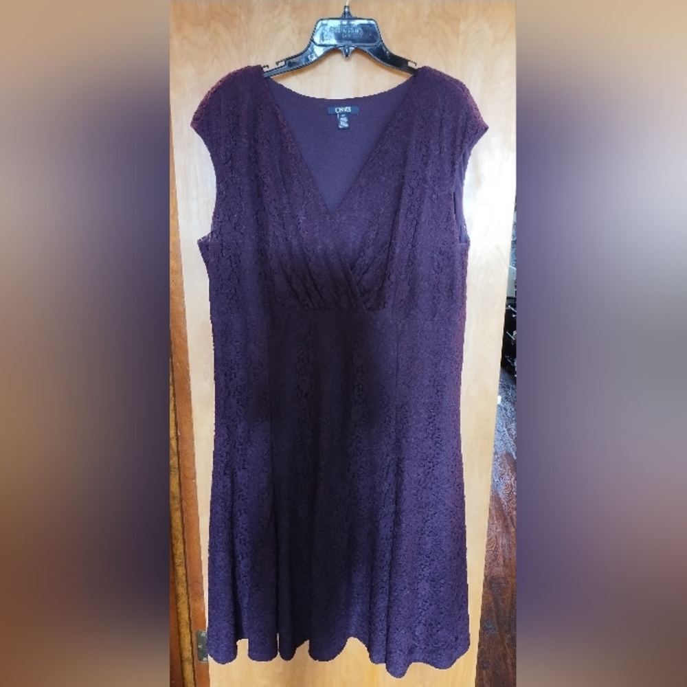 Chaps Purple Mother of the Bride Dress